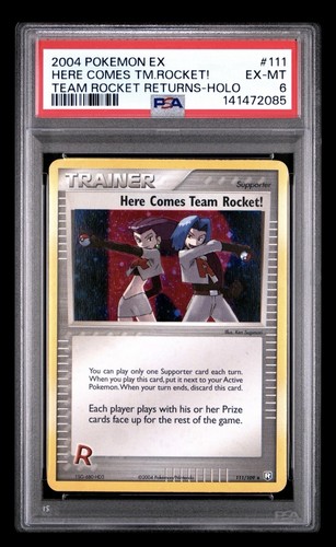 Here Comes Team Rocket! graded PSA 6 for sale on eBay