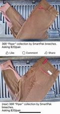 SmartPak “Piper” Collection Breeches - All Women’s Size 36
