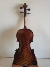 3/4 violin Old Stradi Model Flamed maple back spruce top hand made 4134