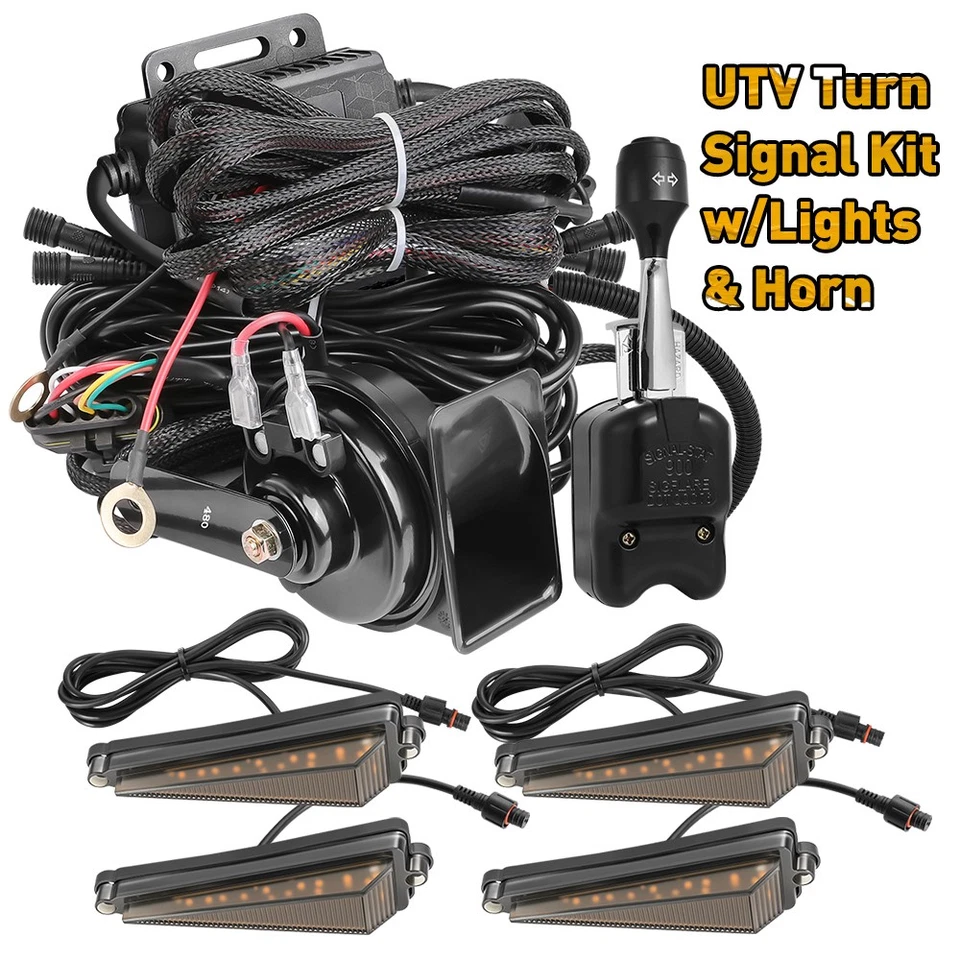 Kit de señal de giro legal para Kawasaki Teryx 750 800 UTV bocina Plug & Play 12V Foto 2 de 4