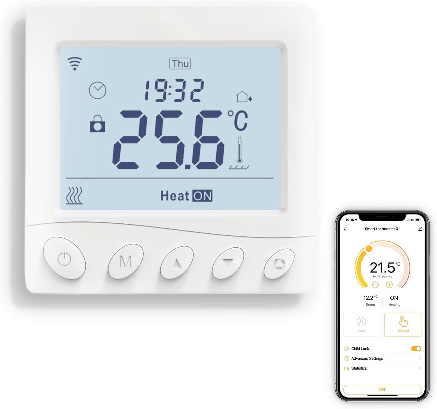 MOES Smart WiFi Thermostat Boiler Heating