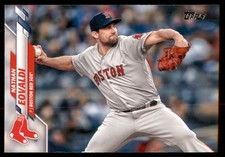 2020 Topps Baseball Card #378 Nathan Eovaldi