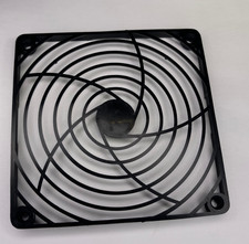 120mm x 120mm Black Plastic