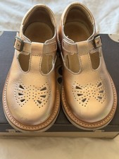 SUELAS JÓVENES - Rosie - Oro Rosa - Zapato T-Bar Mary Jane Suela EVA - Talla 26