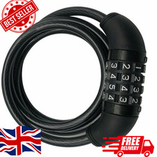 BIKE LOCK HEAVY DUTY STRONG FOR CYCLE MOTORCYCLE MOTORBIKE COMBINATION SECURITY