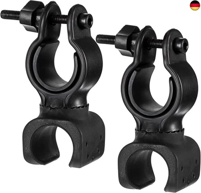 Teaaha 2 Stück Stockhalterung für Rollator, Gehstockhalter, 360 Grad Drehung K