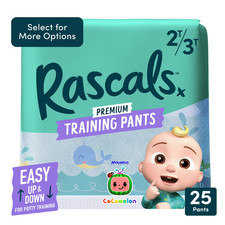 Rascals CoComelon Premium Potty Training Pants 2T-3T 25 Count