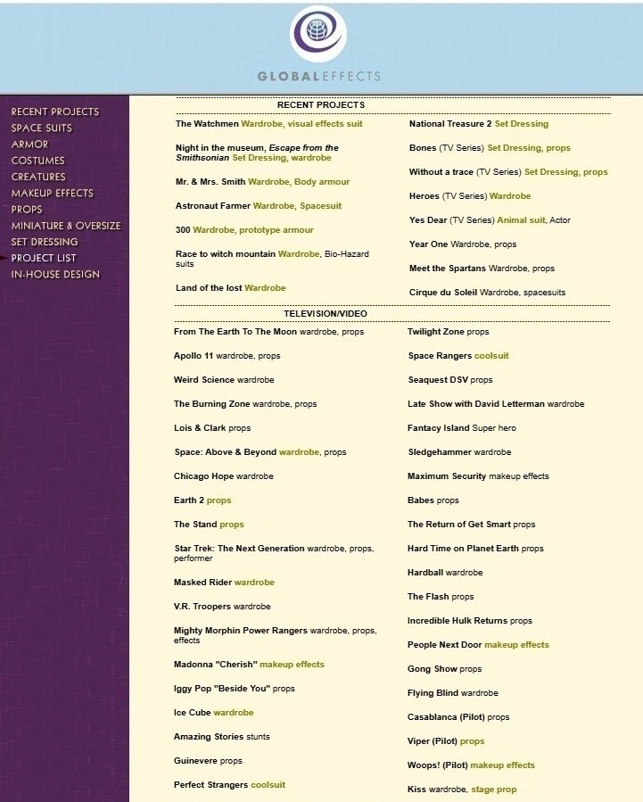 Global EFX genuine screen used movie TV prop Wakizashi sword rubber stunt weapon