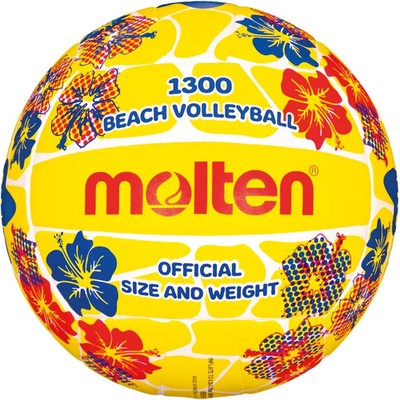 Molten Beachvolleyball V5B1300-FY gelb/rot/blau  - SOFT