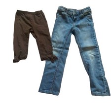 Girls Bottoms 4 Piece Mixed Lot-Various Color/Various Brands-Size 4-Fair-See pic