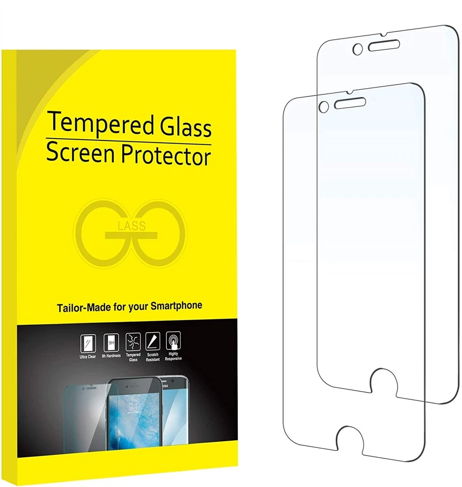 Protector de pantalla de vidrio templado 9H para iPhone 6 6s 7 8 Foto 2 de 4