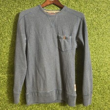 Superdry Sweatshirt Womens Medium Copper Label Navy Pocket