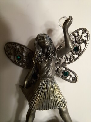 Pixie Girl Figure Pewter-James Lane Casey Collection 1991, Perth Pewter 