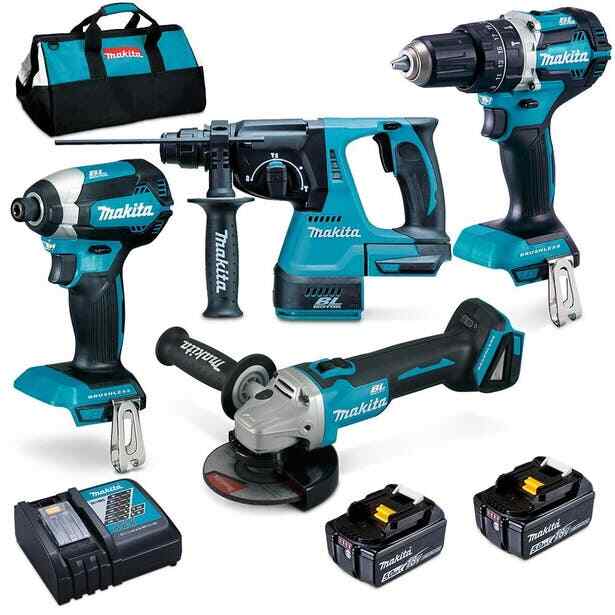 Makita 18v Mobile 4pce Cordless 