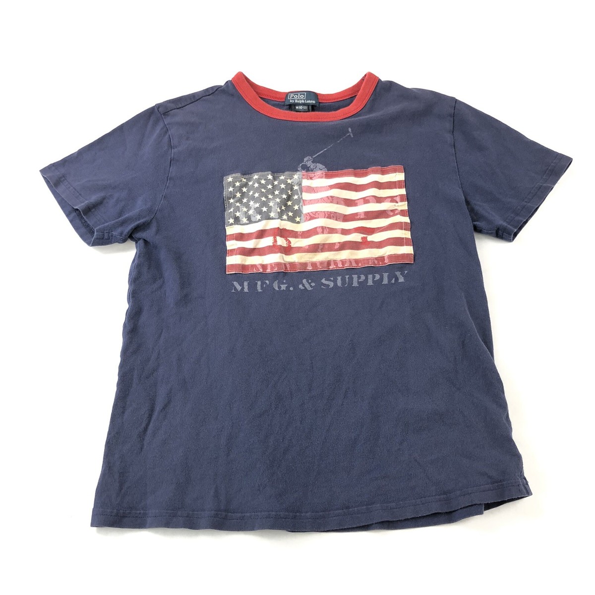 Vintage 90s Polo Ralph Lauren MFG & Supply Youth Medium Big Vintage 90s Polo Ralph Lauren MFG & Supply Youth Medium Big