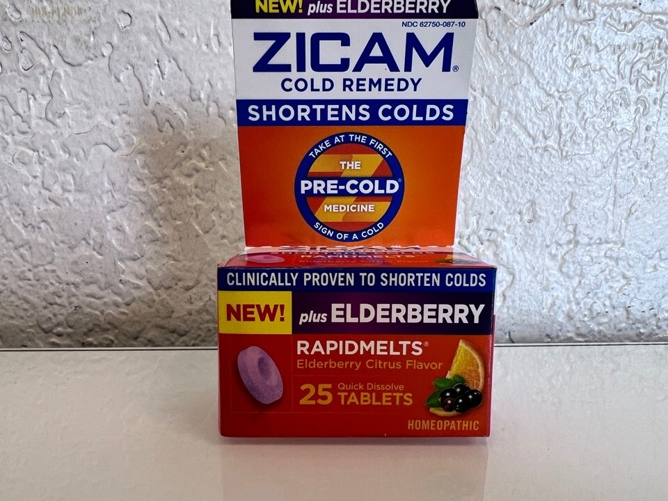 2X Zicam Cold Remedy RapidMelts, Elderberry Citrus Flavor, 25CT ea. Exp