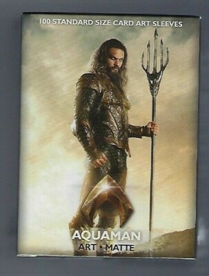 Dragon Shield Matte DC Justice League Aquaman Standard Size 100 Sleeves |  eBay