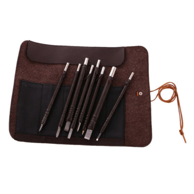 Steel Stone Carving Set Sculpting Kit Hand Chisel Tool Set Seal Cutting Tools 