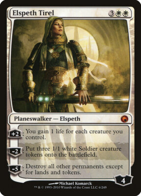 MTG Magic the Gathering Elspeth Tirel (6/259) Scars of Mirrodin LP