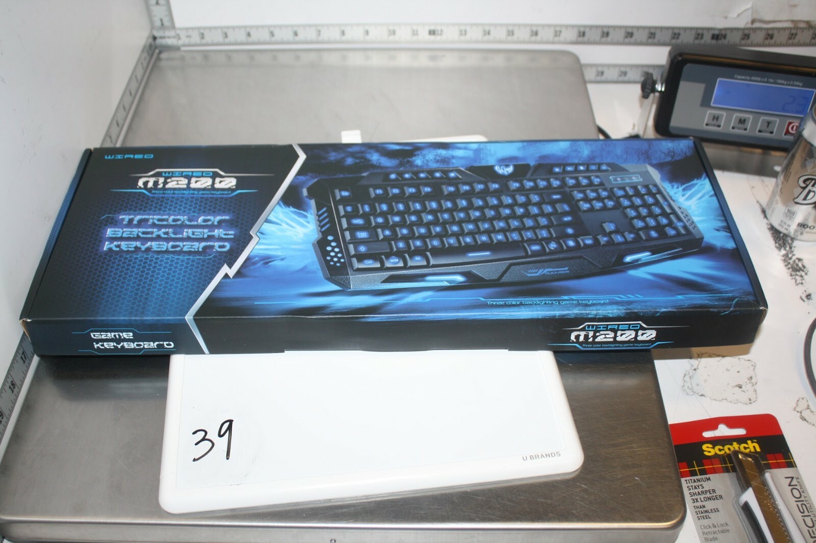 3 Color Switch Backlit LED Wired USB Gaming Keyboard PC Laptop 