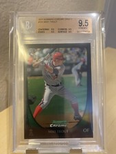 2011 BOWMAN CHROME DRAFT MIKE TROUT RC #101 BGS 9.5 GEM MINT ROOKIE