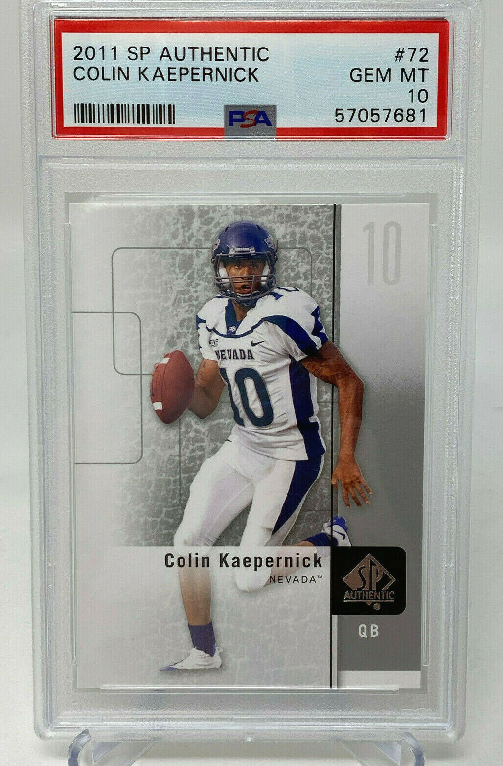 Colin Kaepernick SP Authentic #72 Base