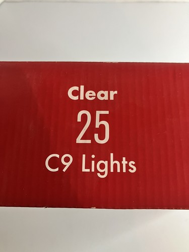 String Lights 25 large clear C9 indoor outdoor holiday/party/wedding all events - 第 6/6 張圖片