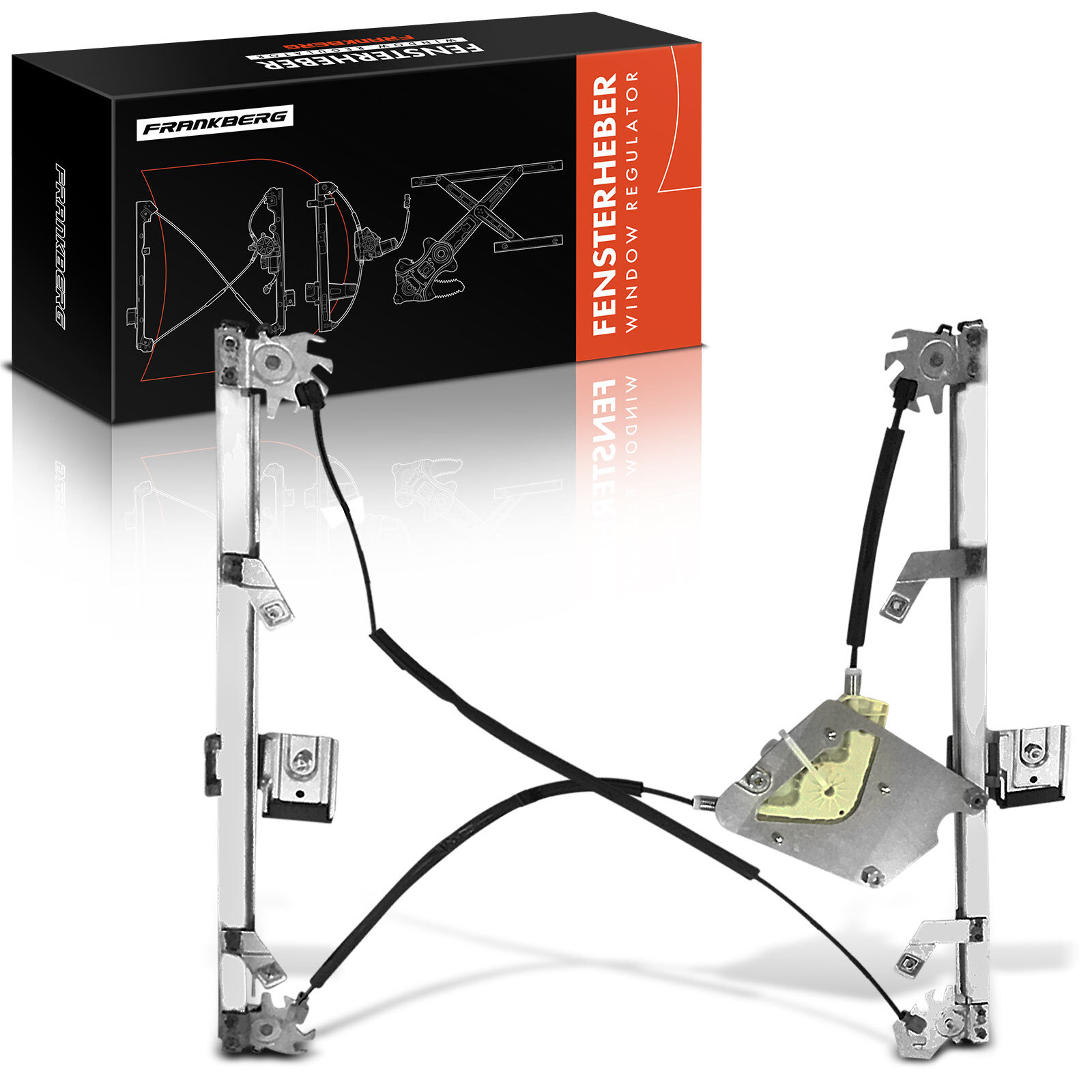 FRANKBERG Power Electric Window Regulator without Motor for Front Left