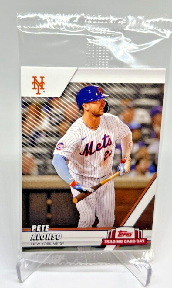 2024 Topps International Trading Card Day PETE ALONSO Sealed Pack 5 Cards INSTITUTO
