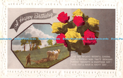 R378145 A Happy Birthday Postkarte