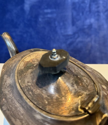 Vintage Sheffield Silver Plate Coffee Pot Teapot EPNS England And Creamer Set - Picture 18 of 22