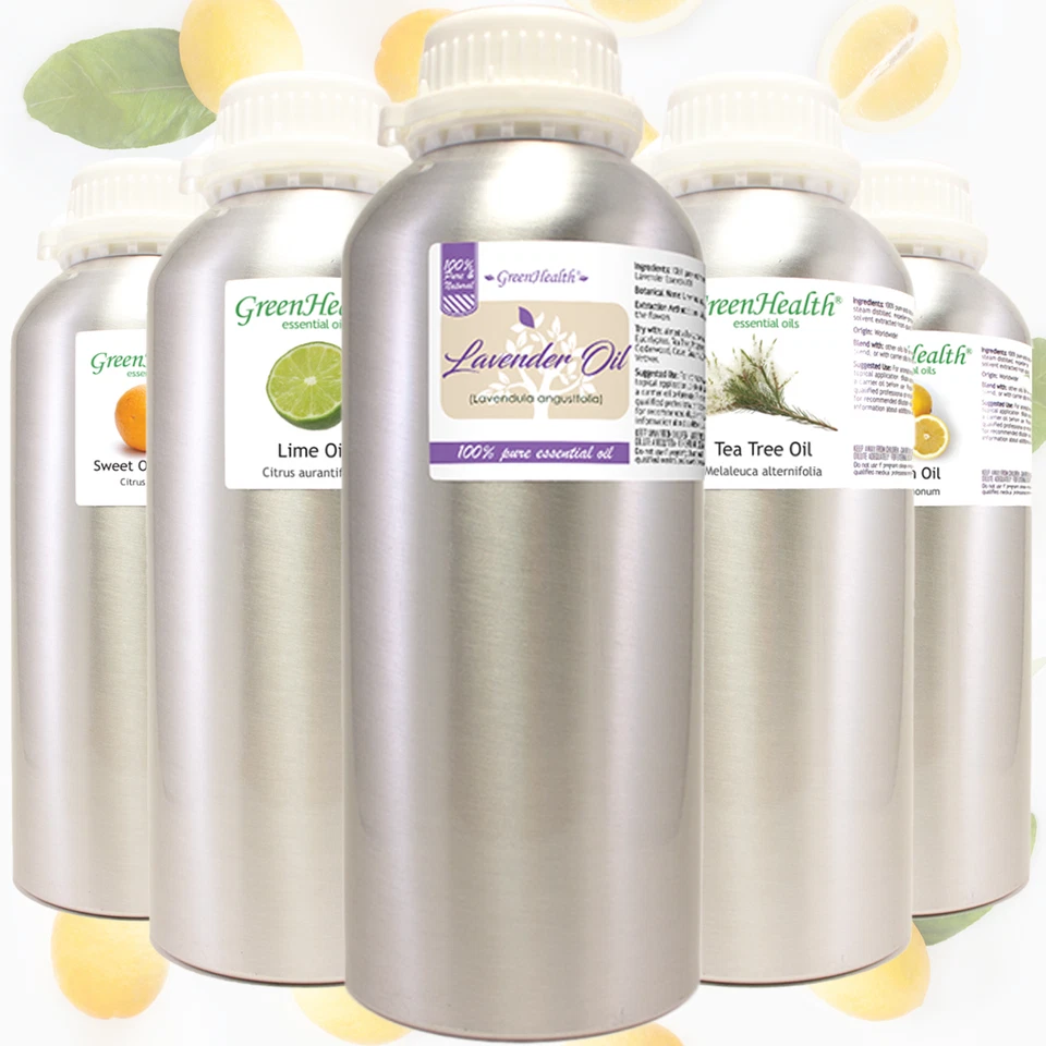 Bulk Essential Oil 16-32 fl oz Aluminum Bottle, All Natural Uncut, 50+ Oils - Image 2 of 2