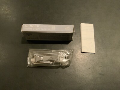 Gerber Deluxe Utility Clippers W/ Key Ring Knife Scissors File 22-07166 New Box