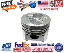 Piston Pin & Ring Set Fit for Kubota Bobcat 87mm STD V2203 IDI D1703 16423-21910