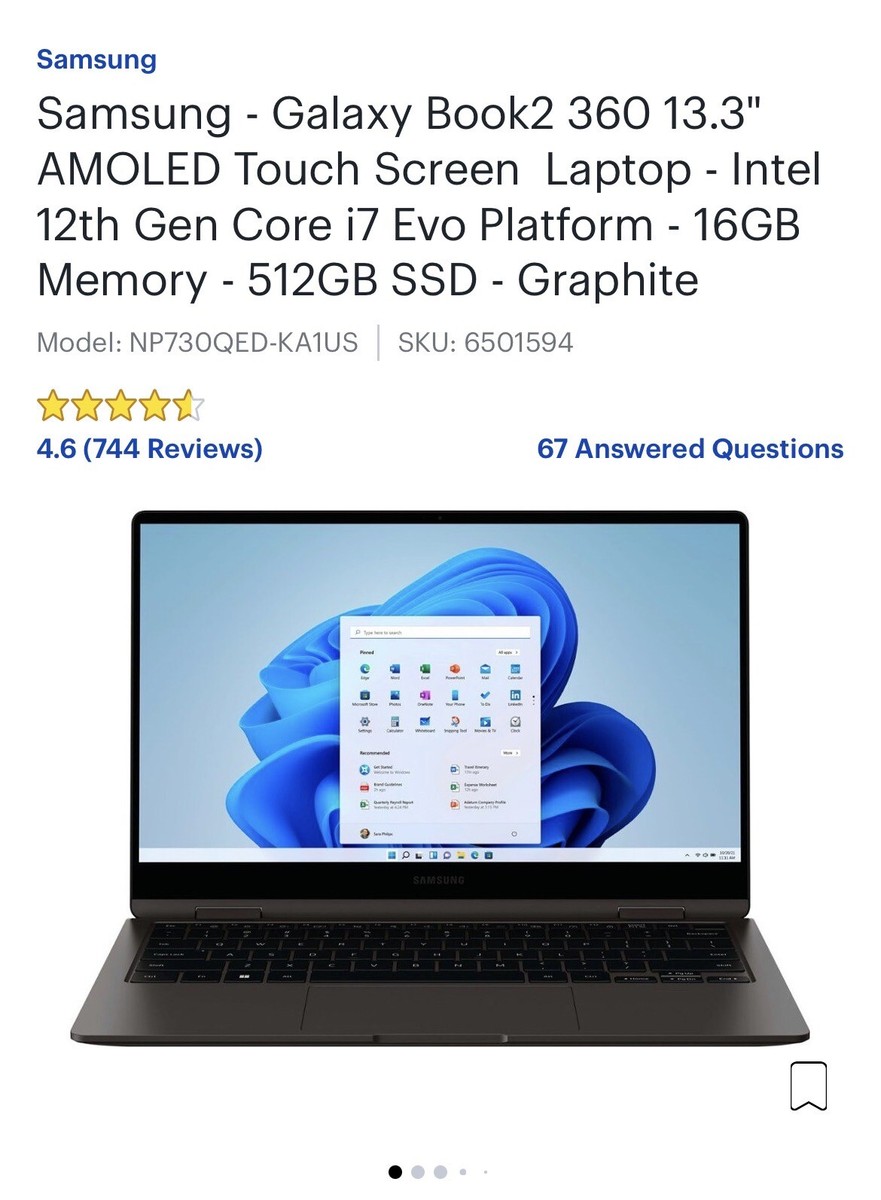 Samsung Galaxy Book2 360 13.3