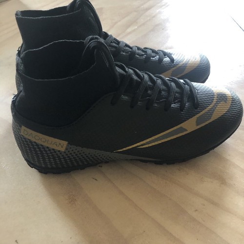 Daoquan Soccer Shoes Big Boy Size 3.5. EUR 35- Black New Without Box | eBay