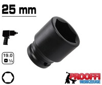 "Kraft Power Schlagschrauber Nuss 3/4\" Stecknuss 25 Mm SteckschlüSsel 6-Kant Kurz"