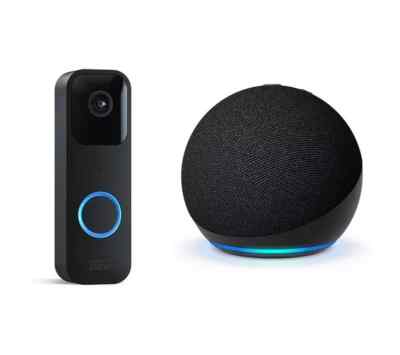 BLINK Video Doorbell Echo Dot (5th Gen) Smart Speaker with Alexa