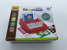 Educational Game - 2 in 1 - Math and Words - Color Red