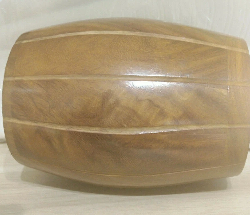 Деревянный бочонок в форме денег, монета банк ручной работы ремесло современной коллекции новый - Изображение 4 из 4