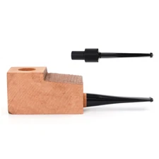 MUXIANG Briar Wood Pipe Uncarved Block Smoking Pipe Making Tools DIY Accessories