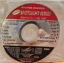 SC8865 POP HITS SOUND CHOICE KARAOKE CDG HARD