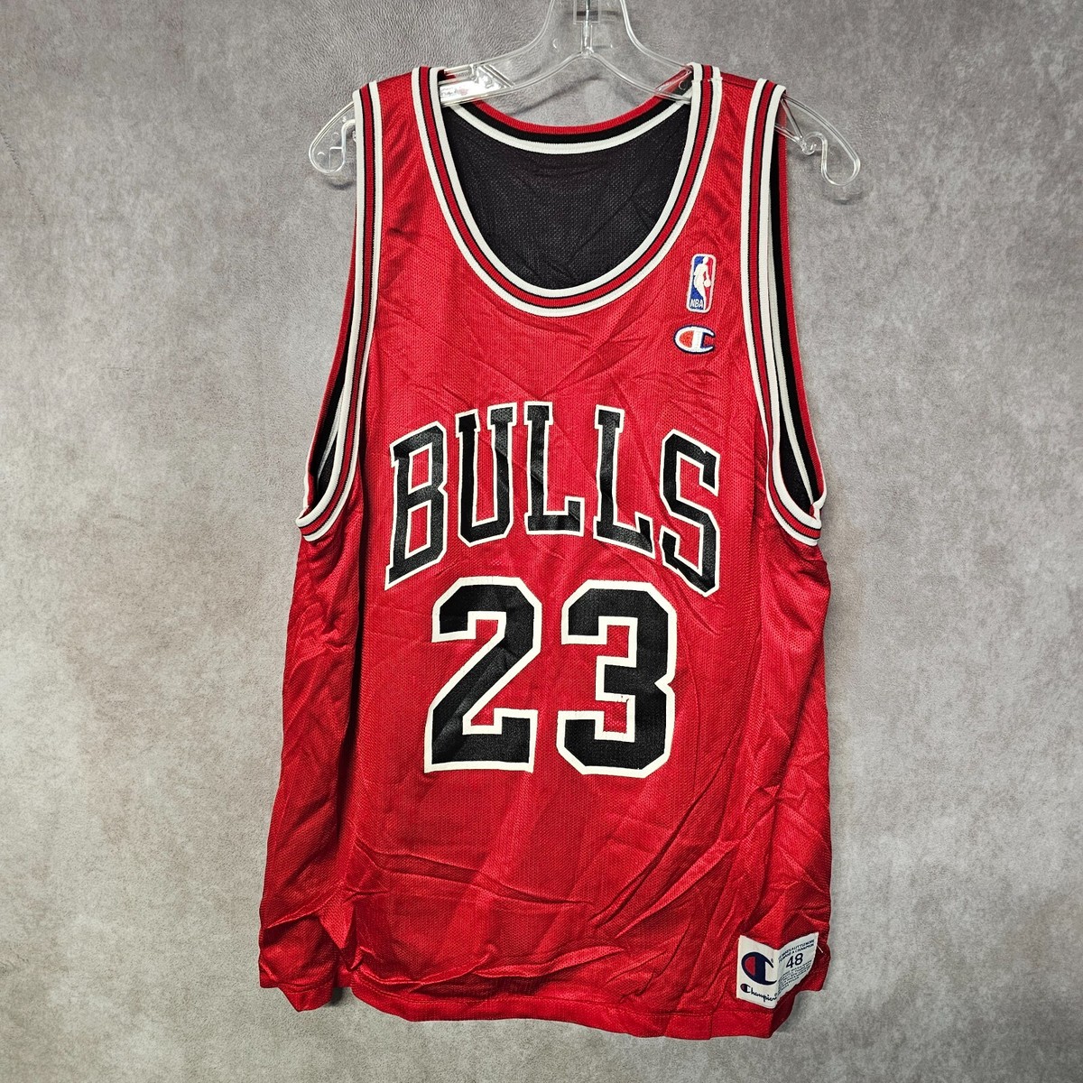 Vintage 90s Champion Chicago Bulls Michael Jordan 23