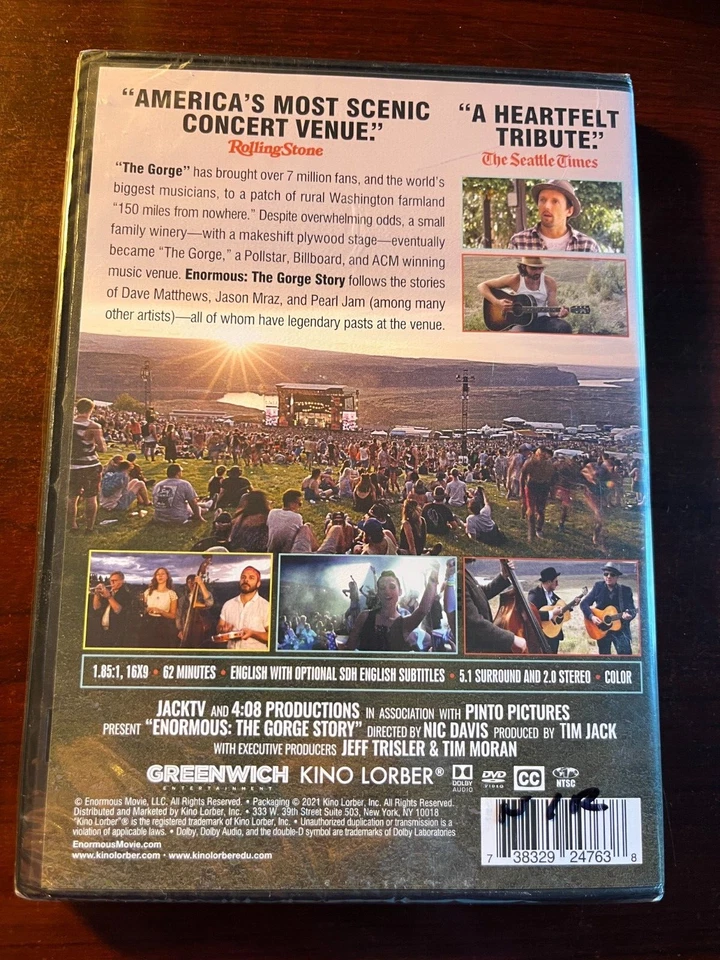 CONCERT FILM DVD Pearl Jam Dave Matthews Heart Steve Miller More! BRAND NEW - Image 2 of 2