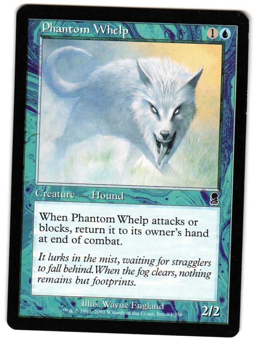 Magic_the_gathering Odyssey Phantom Whelp #93 2001,MTG,LP Common