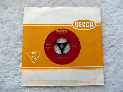 The Rolling Stones Get Off Of My Cloud German Press 1965 near Mint