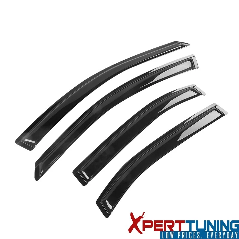 Compatível com 06-12 Ford Fusion 06-10 Mercury Milan viseiras de janela ventilação acrílico 4 peças - Imagem 3 de 4