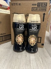 Downy Unstopables In-Wash Freshness And Scent Booster Beads GLOW 2 PACK 7.4Oz E.