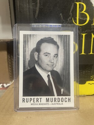 G.A.S. Trading Card Citizen Murdoch Rupert Murdoch Rookie RC #23 NTWRK SP /296