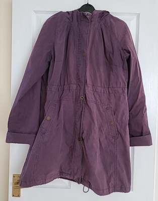Hood Fatface Taylor Waterproof Jacket Plum Rain Jacket Fatface